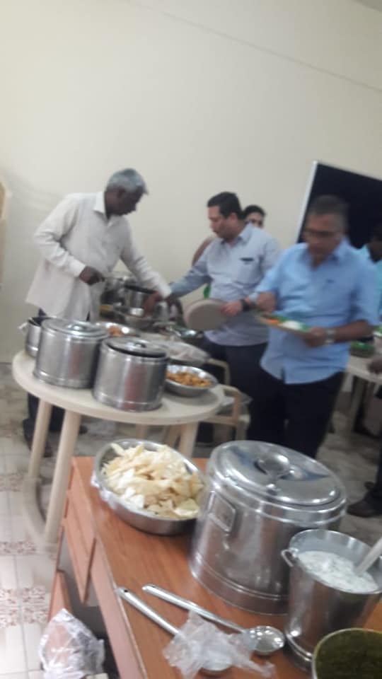 Abhiruchi Caterers at CBIT, Gandipet, Hyderabad.