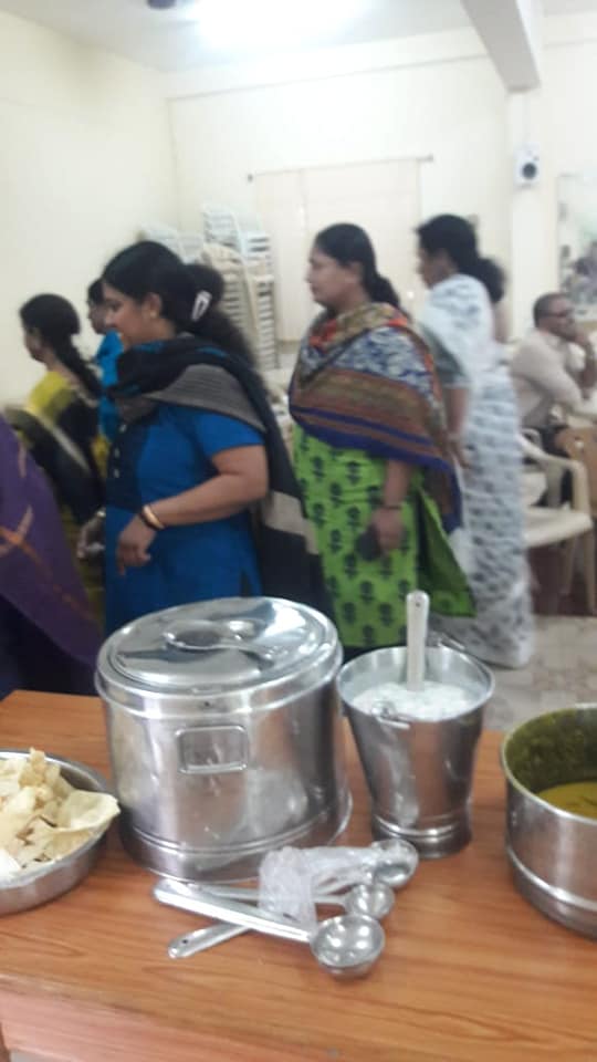 Abhiruchi Caterers at CBIT, Gandipet, Hyderabad.