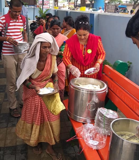 Freshly Food Distribution Program at Government Hospital, Mallapur, Medchal.