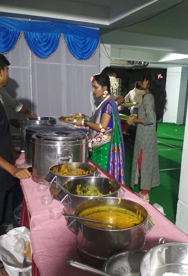Seemantham Function Catering at Moosapet, Hyderabad 