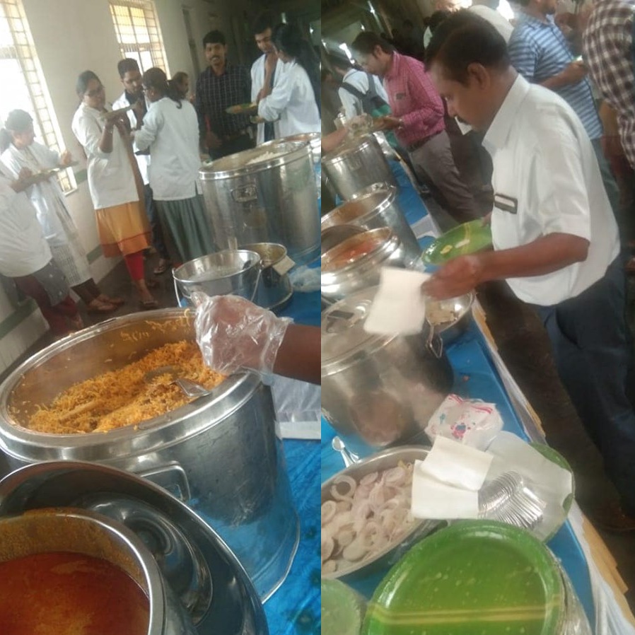 Lunch Catering at Gandhi Hospital, Musheerabad, Secunderabad