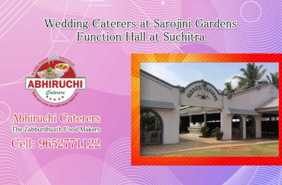 Wedding Caterers at Sarojini Gardens Function Hall