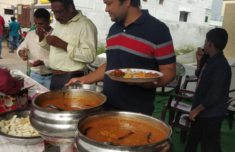 Lunch Catering Again at Rampally