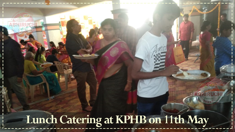 Lunch Catering at KPHB on 11th May