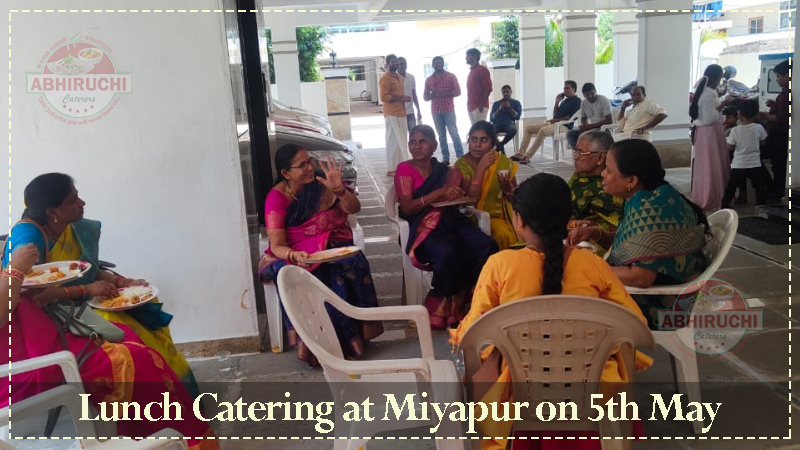 Lunch Catering at Miyapur on 5th May