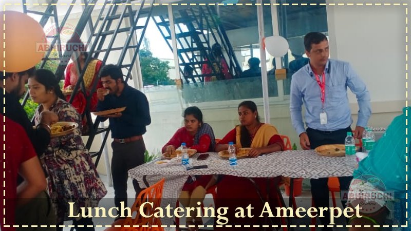 Lunch Catering at Bank of Baroda, Ameerpet