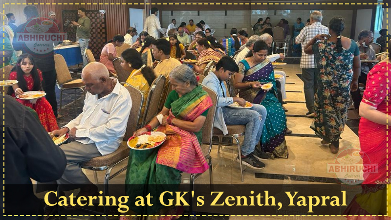 lunch catering service at GK's Zenith, Yapral. 