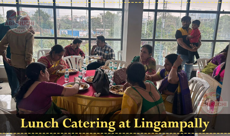 Lunch catering service at Lingampally.