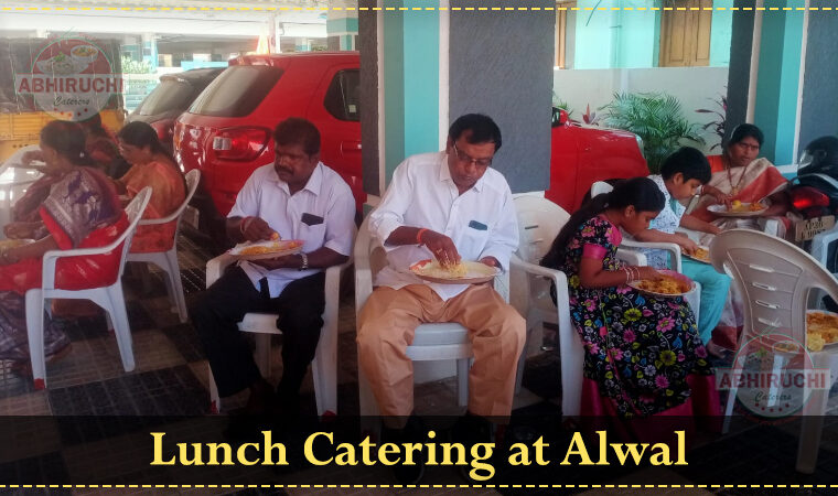 Lunch Catering at Om Sree Green Front in Alwal, Secunderabad.