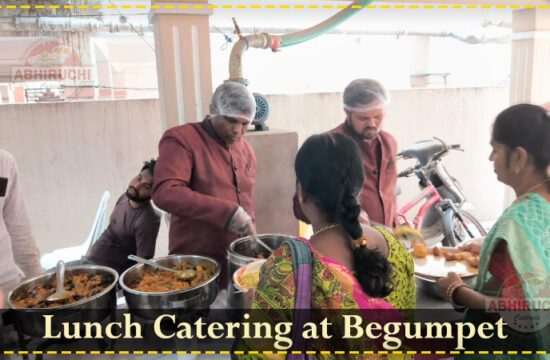 Lunch catering at Begumpet Hyderabad.